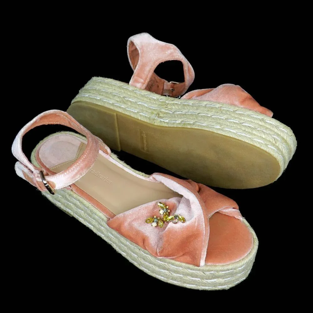 stradivarius flatforms jute